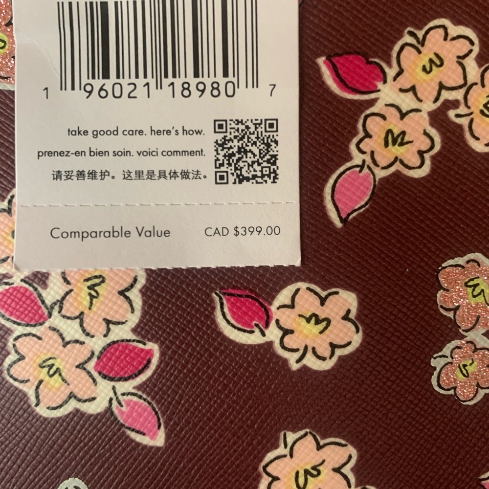 NWT KATE SPADE DEEP BERRY SATCHEL - Picture 6 of 8
